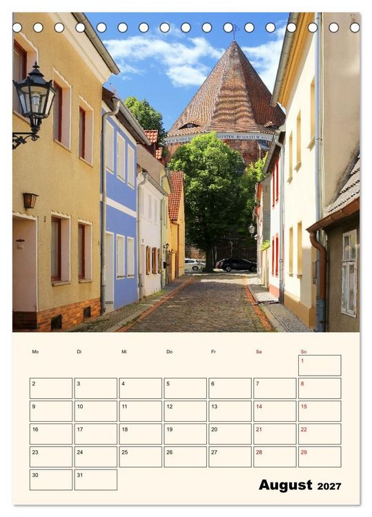 Produktbild: Luckau &ndash; Herz der Niederlausitz (Tischkalender 2027 DIN A5 hoch), CALVENDO Monatskalender