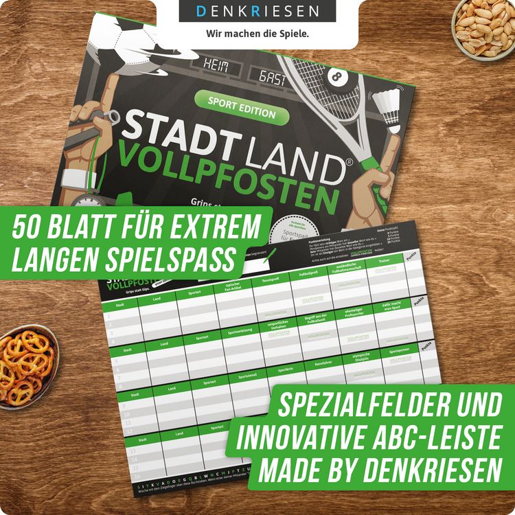 Produktbild: STADT LAND VOLLPFOSTEN&reg; - SPORT EDITION "Grips statt Gips."