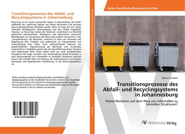 Produktbild: Transitionsprozesse des Abfall- und Recyclingsystems in Johannesburg