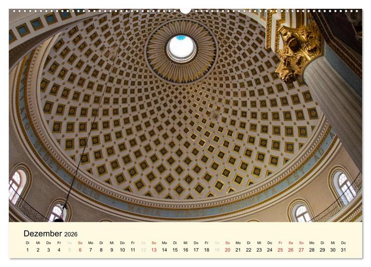 Produktbild: Malta und Gozo, Perlen im Mittelmeer (Wandkalender 2026 DIN A2 quer), CALVENDO Monatskalender