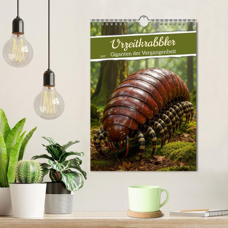 Produktbild: Urzeitkrabbler &ndash; Giganten der Vergangenheit (Wandkalender 2027 DIN A4 hoch), CALVENDO Monatskalender