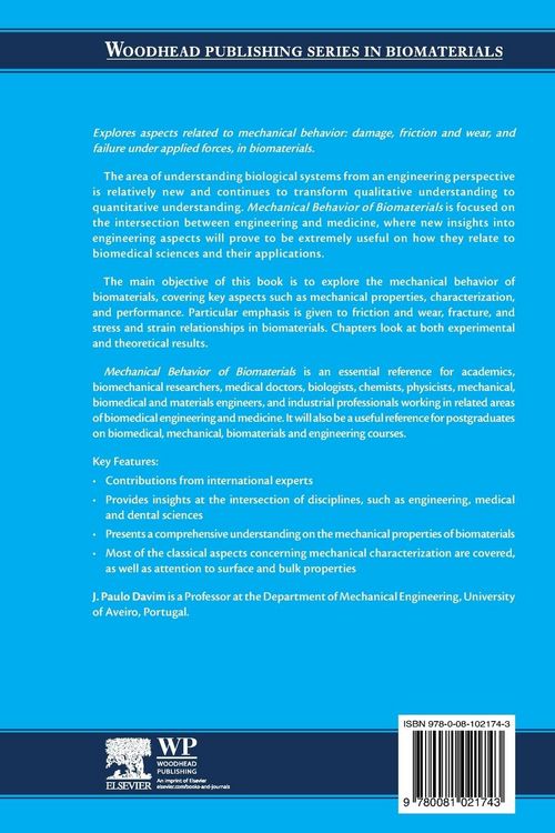 Produktbild: Mechanical Behavior of Biomaterials