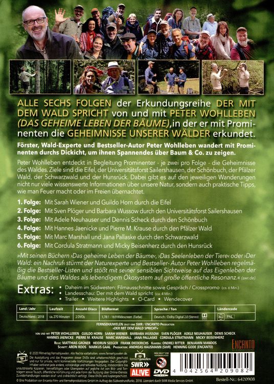 Produktbild: Der mit dem Wald spricht - Unterwegs mit Peter Wohlleben [2 DVDs]