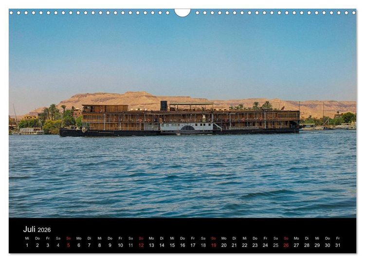 Produktbild: Luxor in Bildern - Auf den Spuren des antiken &Auml;gypten in Theben Ost und Theben West (Wandkalender 2026 DIN A3 quer), CALVENDO Monatskalender