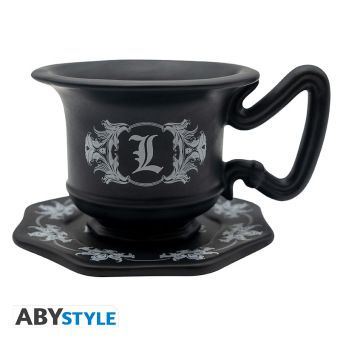 Produktbild: DEATH NOTE - Mug 3D with Saucer - L's Cup