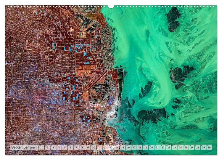 Produktbild: Sensationelle Bilder Unserer Erde - Oasen W&uuml;stenst&auml;dte Millionenst&auml;dte (Wandkalender 2027 DIN A2 quer), CALVENDO Monatskalender