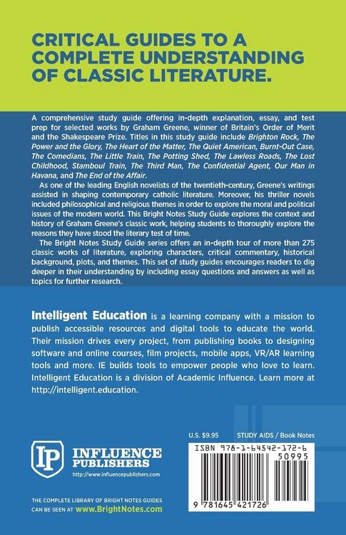 Produktbild: Study Guide to Brighton Rock and Other Works by Graham Greene