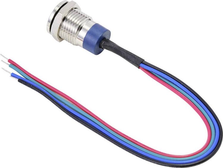 Produktbild: TRU COMPONENTS Meldeleuchte RGB 12 V, 24V 1St.
