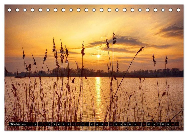 Produktbild: Naturparadies Mei&szlig;endorfer Teiche &ndash; Rund um den H&uuml;ttensee (Tischkalender 2027 DIN A5 quer), CALVENDO Monatskalender