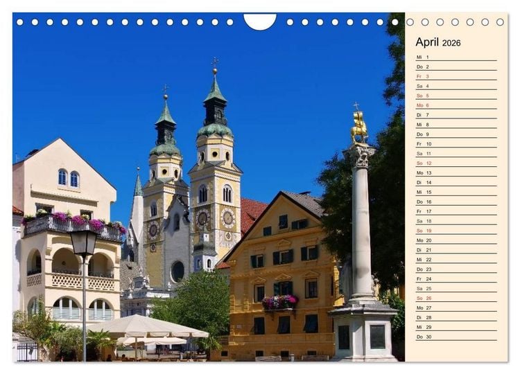 Produktbild: S&uuml;dtirol - Zwischen Ortler und Dolomiten (Wandkalender 2026 DIN A4 quer), CALVENDO Monatskalender