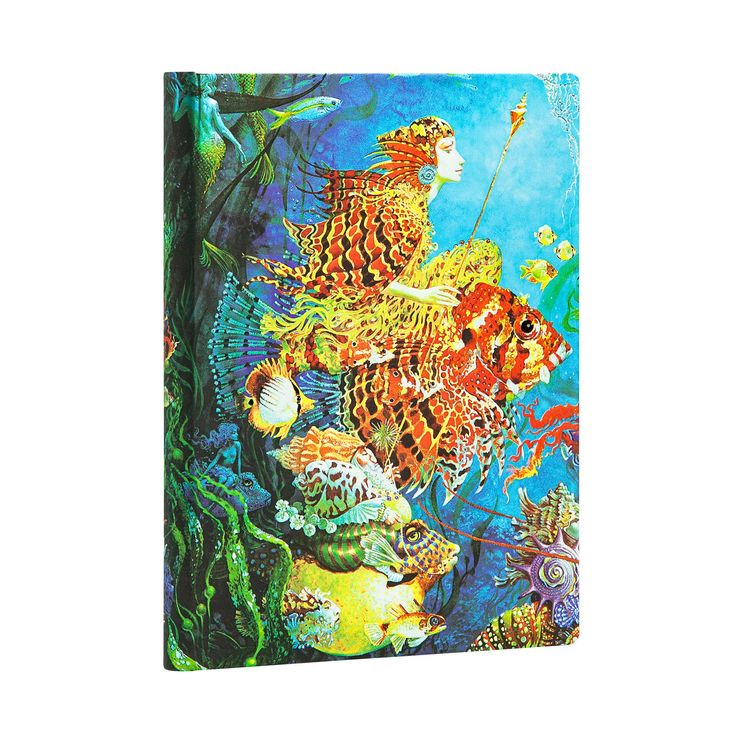 Produktbild: Hardcover Notizbuch Meeresk&ouml;nigin, Midi, Liniert
