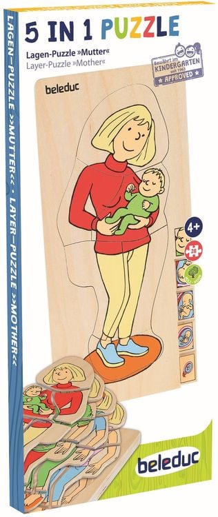 Produktbild: Beleduc - Lagen-Puzzle Mutter