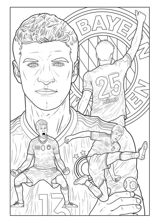 Produktbild: Fu&szlig;ball Malbuch - Tore, Siege & Triumphe SUPERSTARS Fu&szlig;ballhelden der EM 2024 &ndash; ab 8 Jahren mit 60 Ausmalbildern
