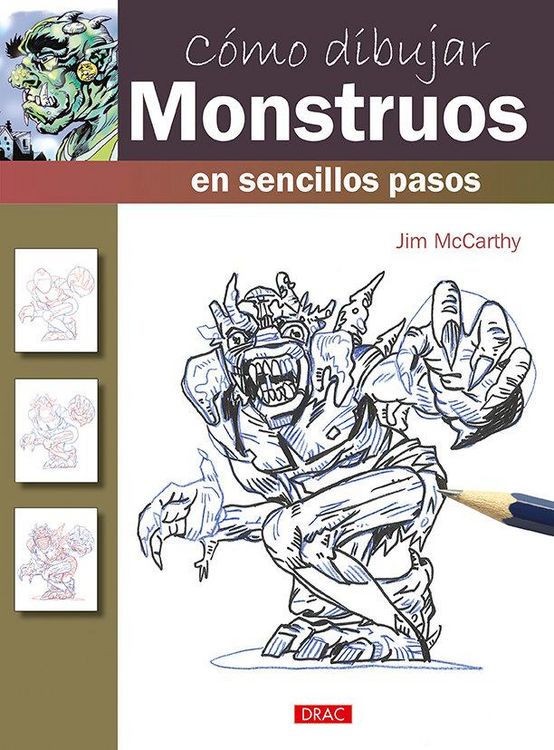 Produktbild: C&oacute;mo dibujar monstruos en sencillos pasos