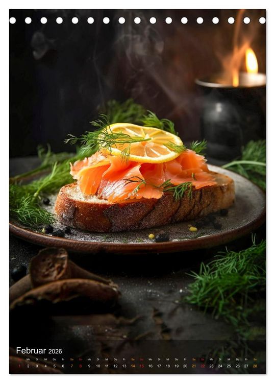 Produktbild: Cooles Fingerfood (Tischkalender 2026 DIN A5 hoch), CALVENDO Monatskalender