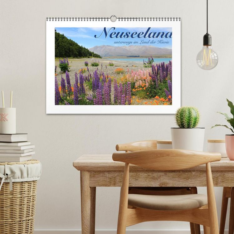 Produktbild: Neuseeland - unterwegs im Land der Kiwis (Wandkalender 2026 DIN A3 quer), CALVENDO Monatskalender