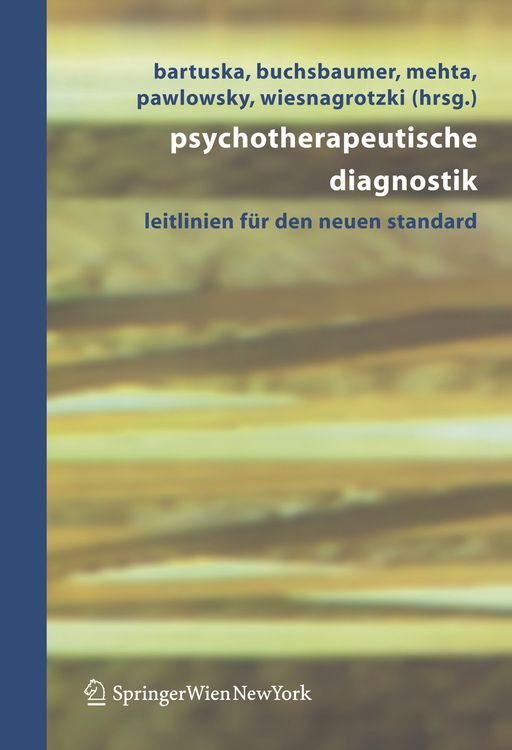 Produktbild: Psychotherapeutische Diagnostik