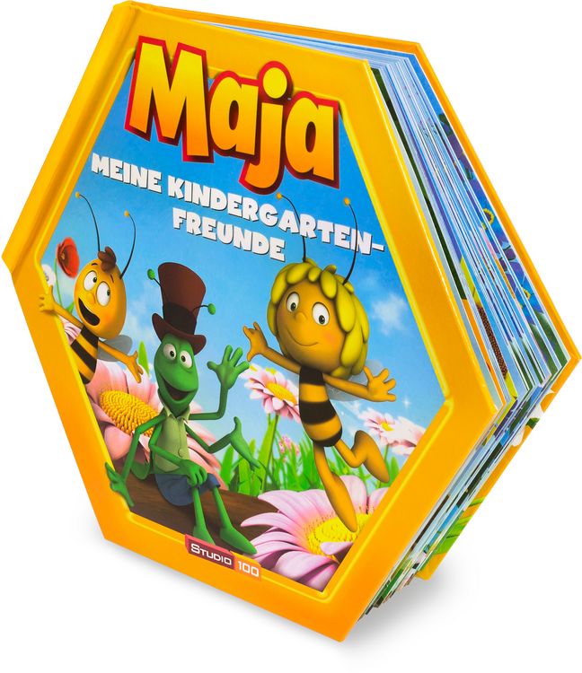 Produktbild: Biene Maja Kindergartenfreundebuch in Wabenform