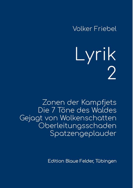 Produktbild: Lyrik 2