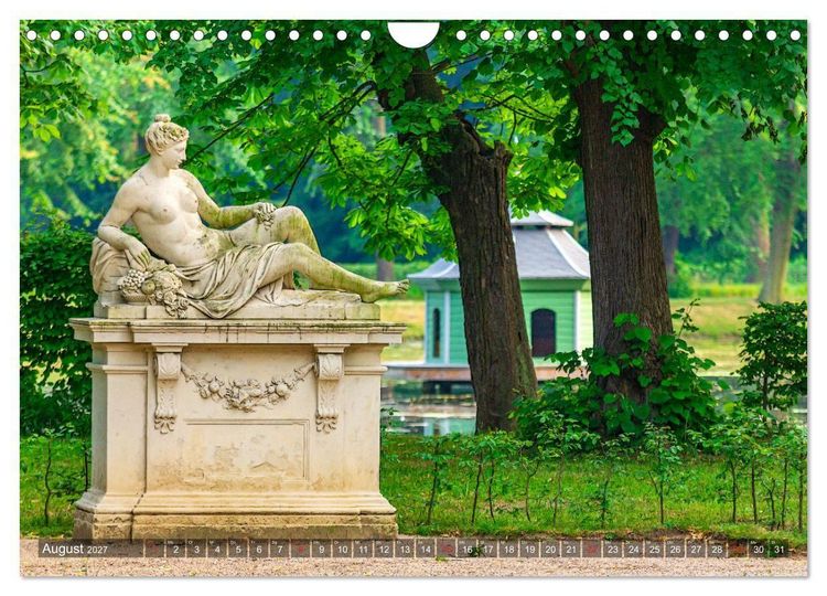 Produktbild: Barockgarten Zabeltitz (Wandkalender 2027 DIN A4 quer), CALVENDO Monatskalender