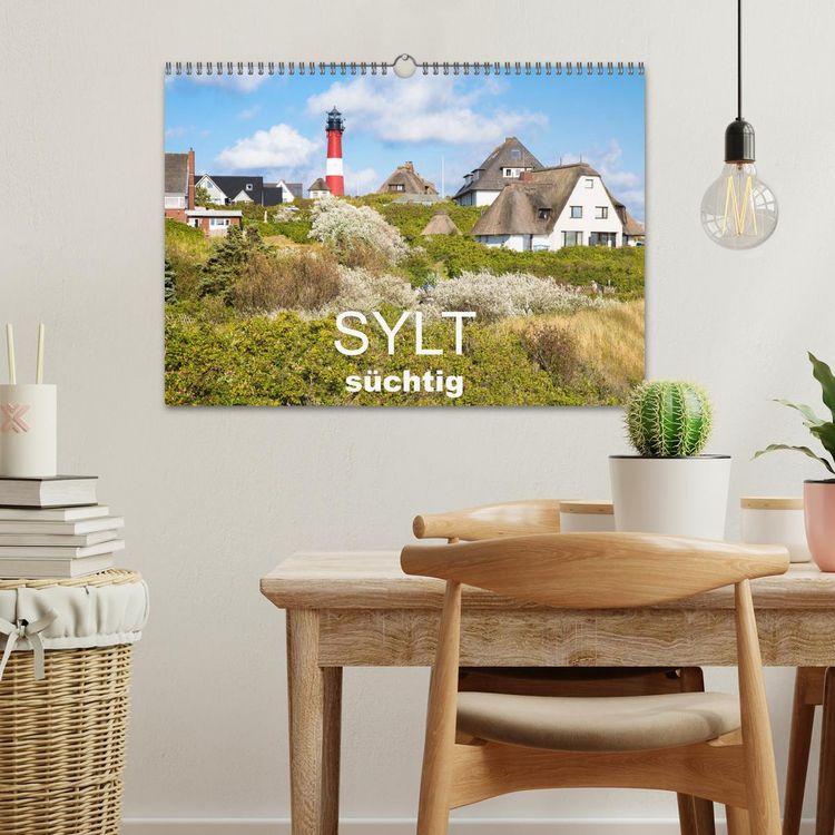 Produktbild: Sylt s&uuml;chtig (Wandkalender 2026 DIN A3 quer), CALVENDO Monatskalender