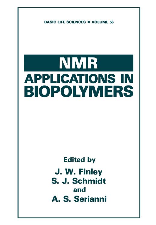 Produktbild: NMR Applications in Biopolymers