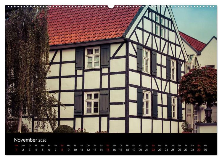 Produktbild: Urdenbach / Odebach (hochwertiger Premium Wandkalender 2026 DIN A2 quer), Kunstdruck in Hochglanz