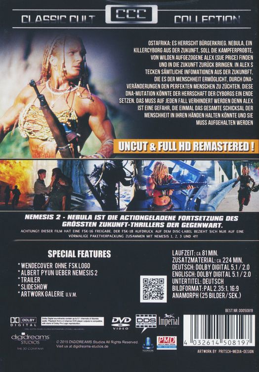 Produktbild: Nemesis 2 - Die Vergeltung - Uncut/Classic Cult Collection