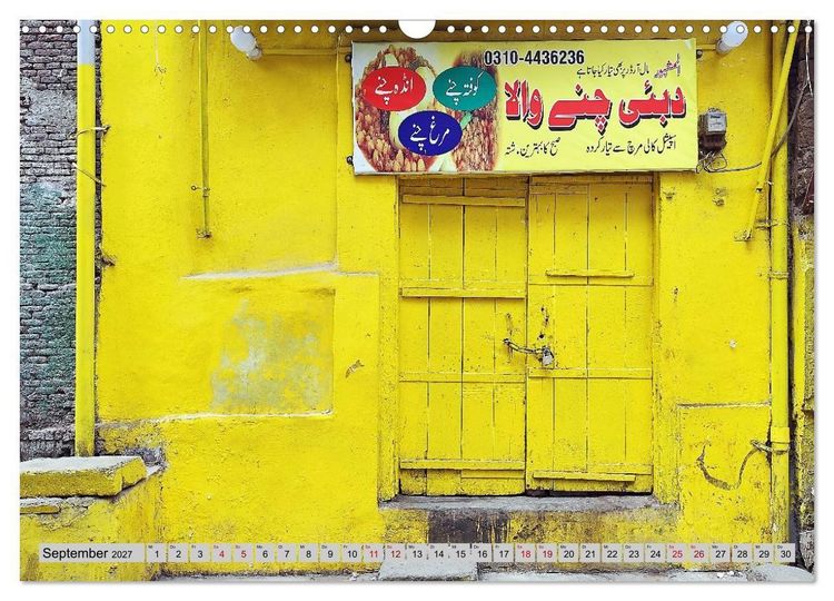 Produktbild: Farbenfrohes Pakistan (Wandkalender 2027 DIN A3 quer), CALVENDO Monatskalender