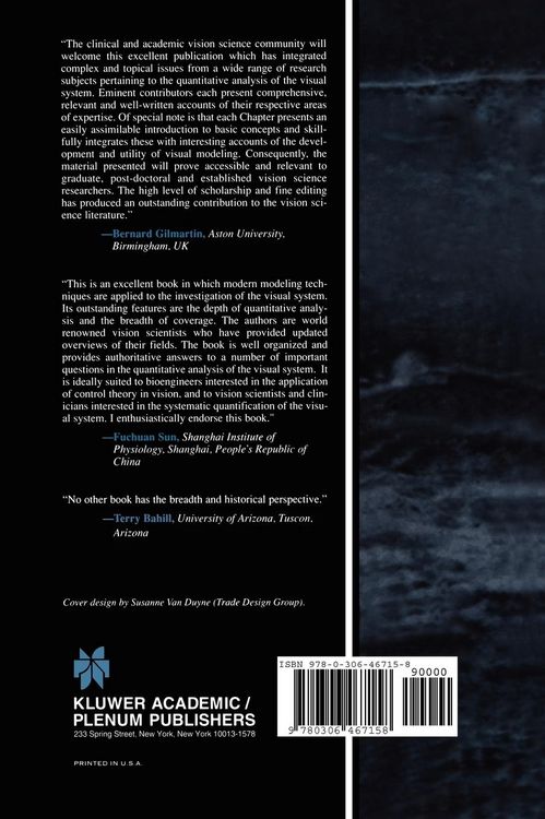 Produktbild: Models of the Visual System