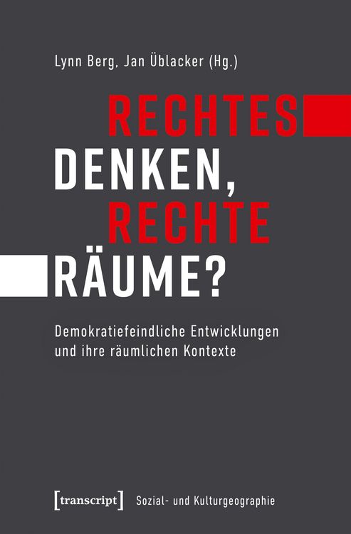 Produktbild: Rechtes Denken, rechte R&auml;ume?