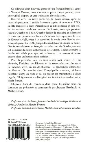 Produktbild: Le neveu de Rameau