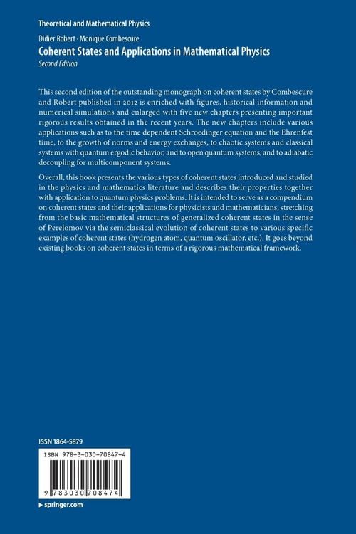 Produktbild: Coherent States and Applications in Mathematical Physics