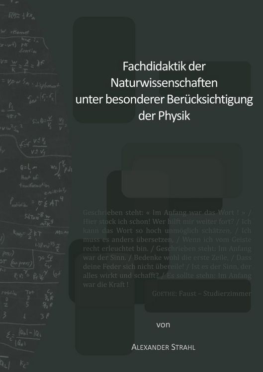 Produktbild: Fachdidaktik der Naturwissenschaften unter besonderer Ber&uuml;cksichtigung der Physik