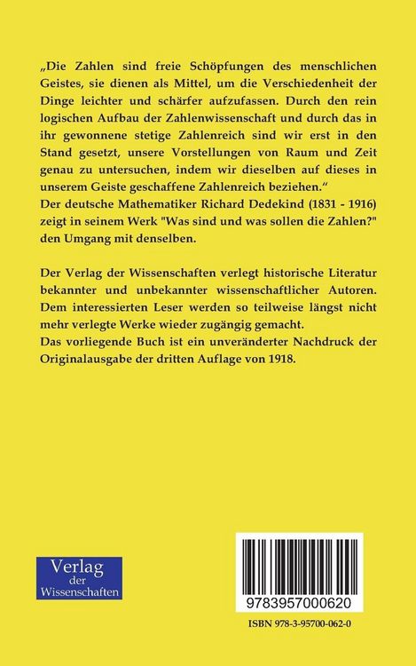 Produktbild: Was sind und was sollen die Zahlen?