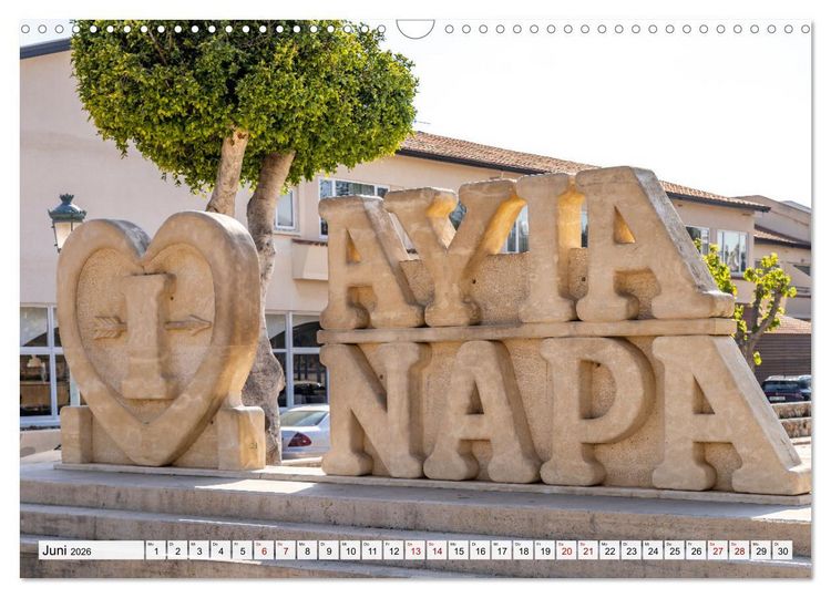 Produktbild: Agia Napa - Zypern (Wandkalender 2026 DIN A3 quer), CALVENDO Monatskalender