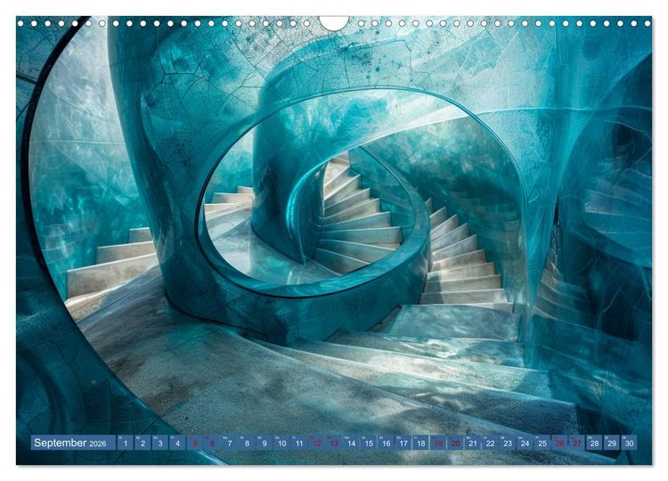 Produktbild: Architektonische Unm&ouml;glichkeiten (Wandkalender 2026 DIN A3 quer), CALVENDO Monatskalender