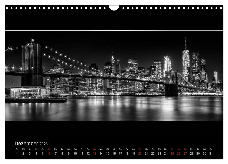Produktbild: NEW YORK CITY H&ouml;hepunkte im Panoramaformat (Wandkalender 2026 DIN A3 quer), CALVENDO Monatskalender