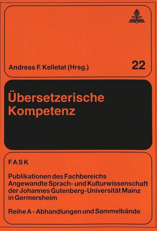 Produktbild: &Uuml;bersetzerische Kompetenz