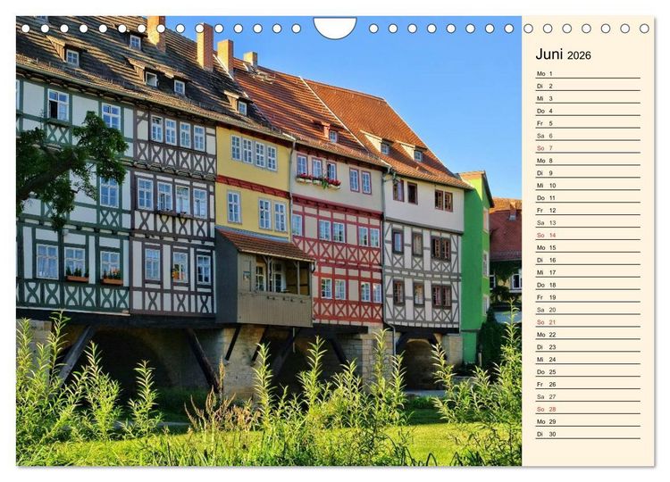 Produktbild: Unterwegs in Deutschland (Wandkalender 2026 DIN A4 quer), CALVENDO Monatskalender