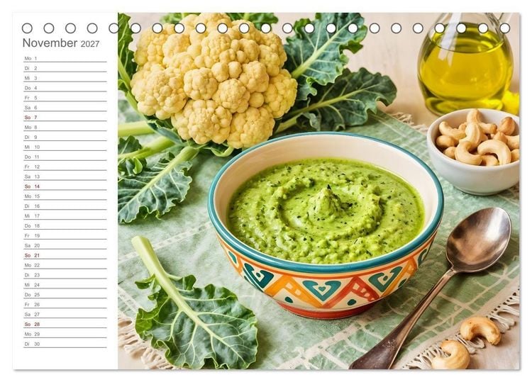 Produktbild: Zero Waste Pesto - 12 Monate, 12 Reste, unendlich Geschmack (Tischkalender 2027 DIN A5 quer), CALVENDO Monatskalender