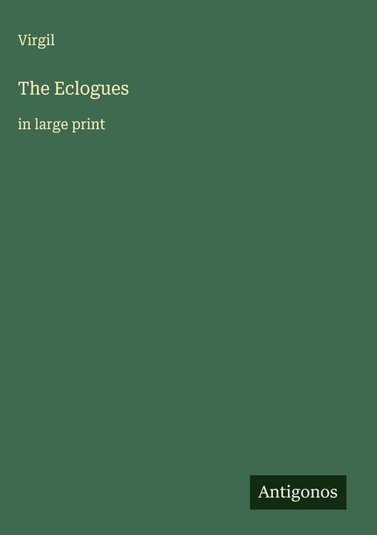 Produktbild: The Eclogues