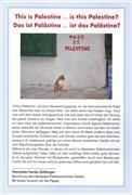 Produktbild: This is Palestine ... is this Palestine? Das ist Palästine ... ist das Palästina?