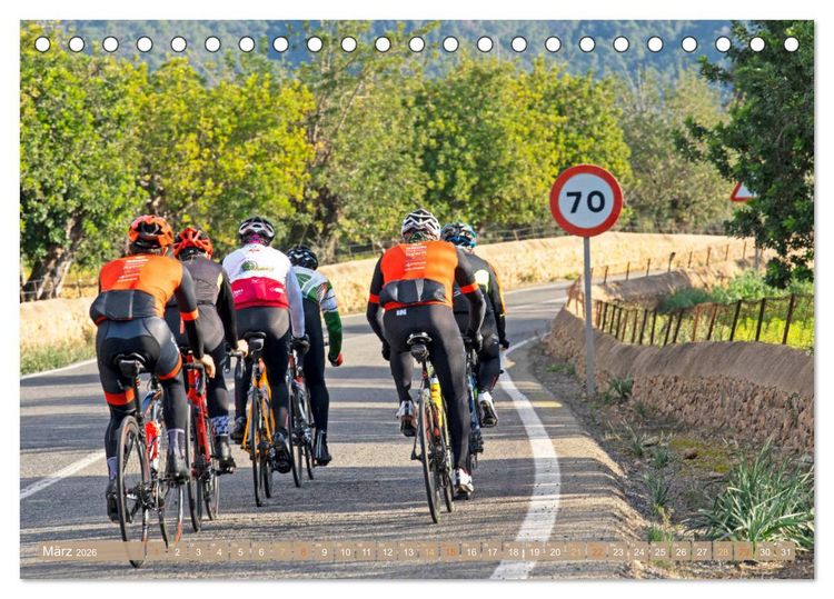 Produktbild: Sonne in den Speichen - Faszination Rennrad (Tischkalender 2026 DIN A5 quer), CALVENDO Monatskalender