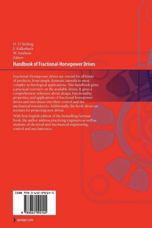 Produktbild: Handbook of Fractional-Horsepower Drives