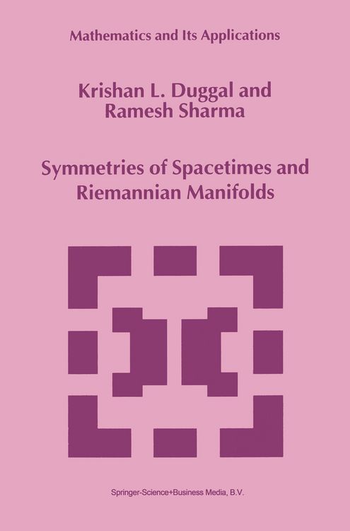 Produktbild: Symmetries of Spacetimes and Riemannian Manifolds