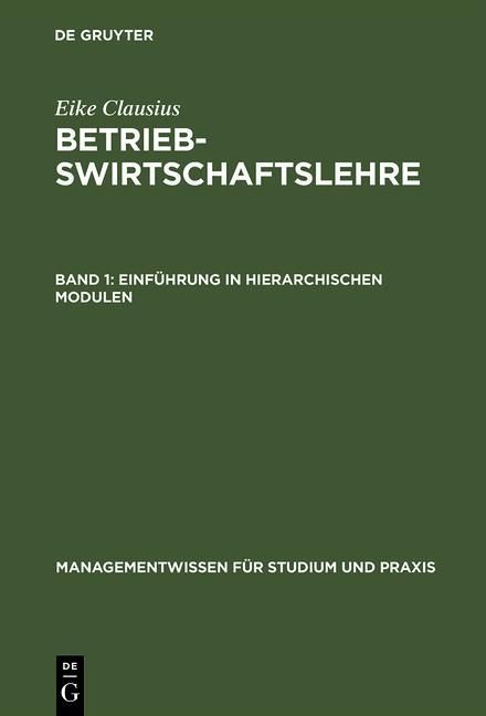 Produktbild: Einf&uuml;hrung in hierarchischen Modulen