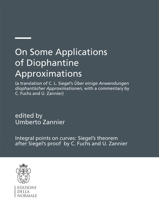 Produktbild: On Some Applications of Diophantine Approximations