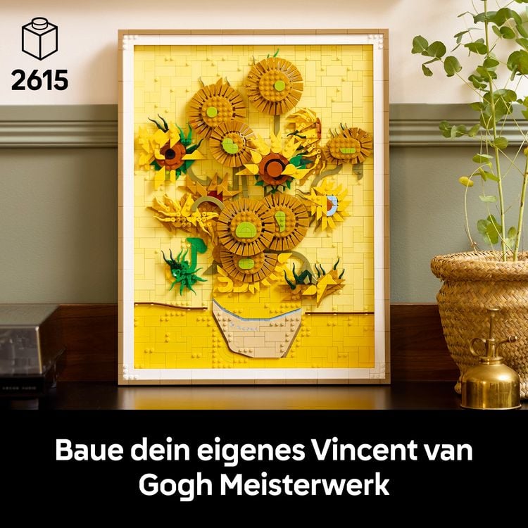 Produktbild: LEGO Art Vincent van Gogh &ndash; Sonnenblumen - 3D-Gem&auml;lde zum Bauen 31215