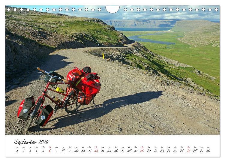 Produktbild: Abenteuer Radreisen (Wandkalender 2026 DIN A4 quer), CALVENDO Monatskalender